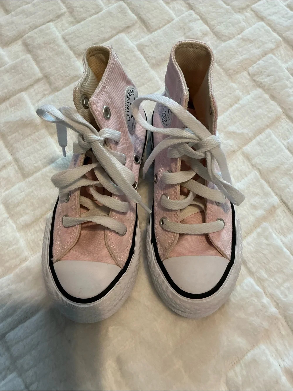 Converse Chuck Taylor All Star Kids Pink High Top Sneakers size 11.5